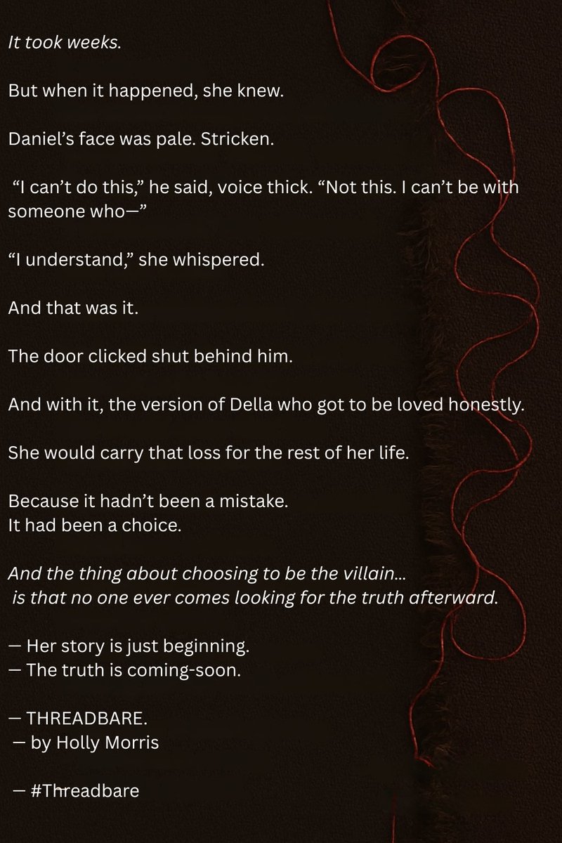 hollymadeliving's tweet image. #Threadbare #novel #read #books