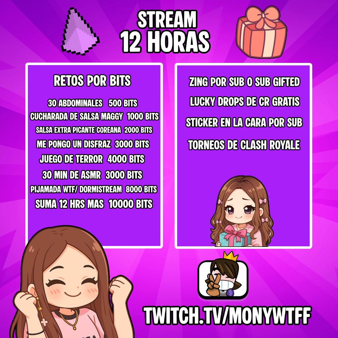 STREAM DE 12 HORAS 🌸
Nos vemos en 1 hora aprox ✨