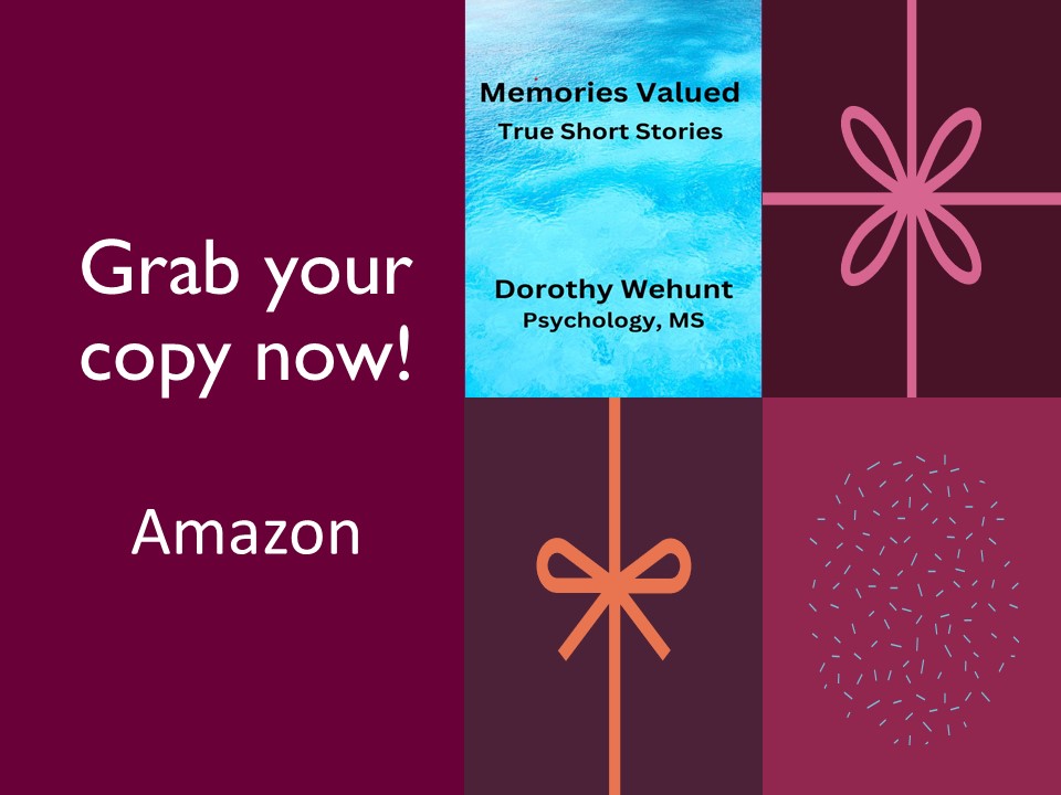 DorothyWehunt's tweet image. Memories Valued
#shortstories #truestories #memories
#books #mustreadbooks #shortstories #TrueStory
#ShamelessSelfpromoMonday #BooksWorthReading
amazon.com/dp/B0D4WTGY65
amazon.com/dp/B0D5QTV7BG