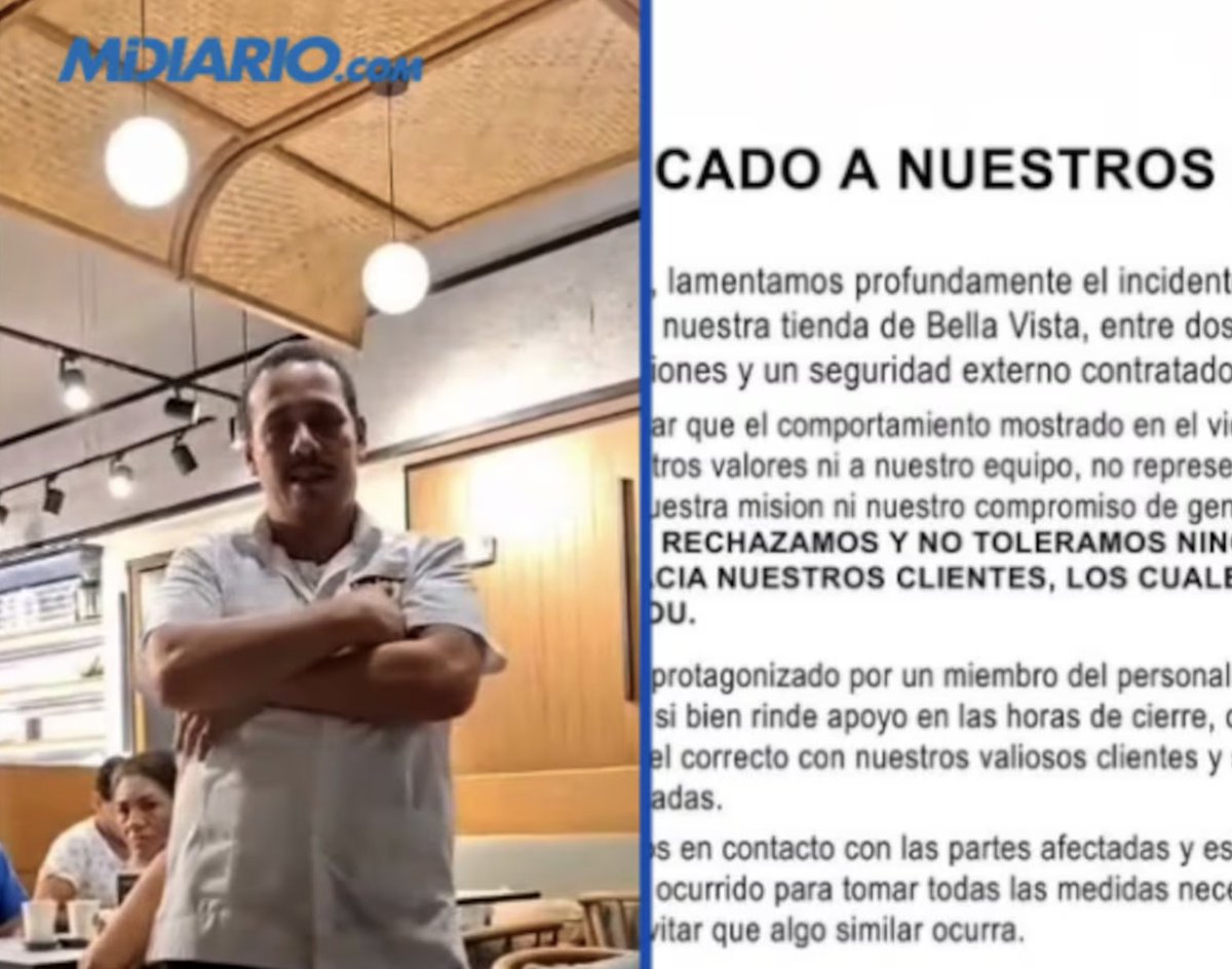 Athanasiou ofrece disculpas tras incidente con clientes en sucursal de Bella Vista midiario.com/nacionales/ath…
