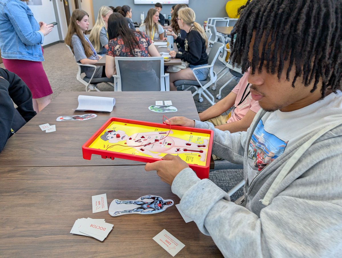 UCF_SGHMI's tweet image. What an amazing time hosting the Health Leaders Summer Academy at UCF Downtown! 💛🖤 From real talk about health careers to hands-on fun, these future leaders inspired us every step of the way. 🌟 Here’s to opportunity, growth, and community. #HLSA #UCFSGHMI #FutureHealthLeaders