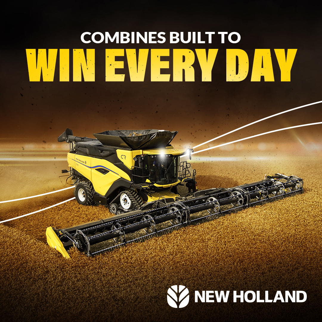 Winning. It’s the only thing that matters in harvest season. New Holland CR Twin Rotor® combines are built from the ground up to deliver big capacity and productivity with lower total costs. Power your harvest with a winner. gartontractor.com
