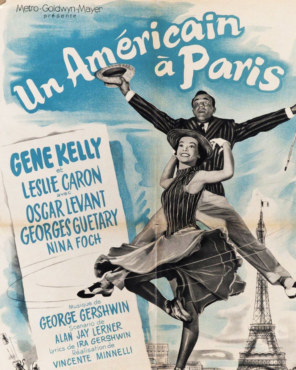 newbeverly's tweet image. Gene Kelly and Leslie Caron star in AN AMERICAN IN PARIS (1951), screening in 35mm this coming Sunday, July 27th, at 6:30pm. Patricia Ward Kelly in person, schedule permitting, to introduce! Tickets: buff.ly/PFnky1f