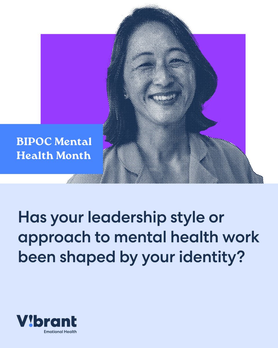 vibrantforall's tweet image. During Bebe Moore Campbell BIPOC Mental Health Month, we honor the power of lived experience in shaping how we show up for mental health.
Vibrant's Lula Haile shares:
"I've learned to lead with curiosity and advocate for strategies that reflect the communities we serve." π