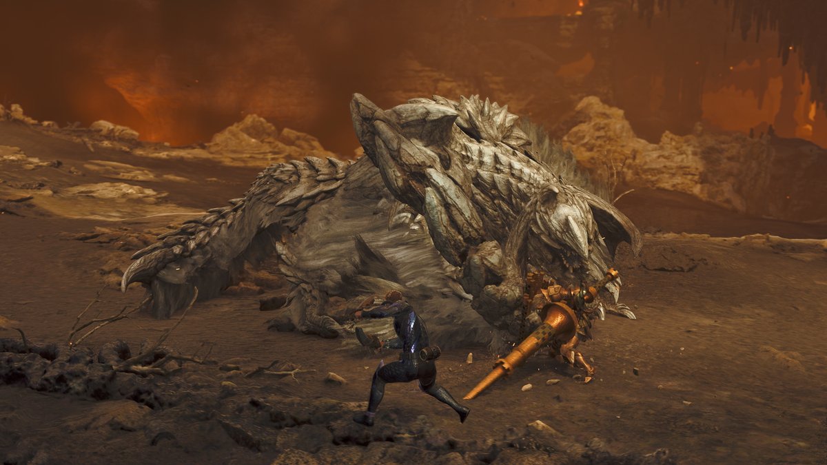 monsterhunter's tweet image. Fabius joins the hunt as a selectable Support Hunter during the Festival of Accord: Flamefete! He might not be dressed for the summer, but he'll be heating up your hunts regardless.