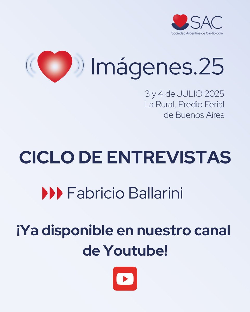 SAC_54's tweet image. 🔵En el marco del Congreso #Imágenes25 entrevistamos a Fabricio Ballarini, biólogo, director del Departamento de Ciencias de la Vida del ITBA e investigador del CONICET.

🧠 Hablamos sobre el rol de la interdisciplina en salud: cómo la unión entre médicos, ingenieros y…