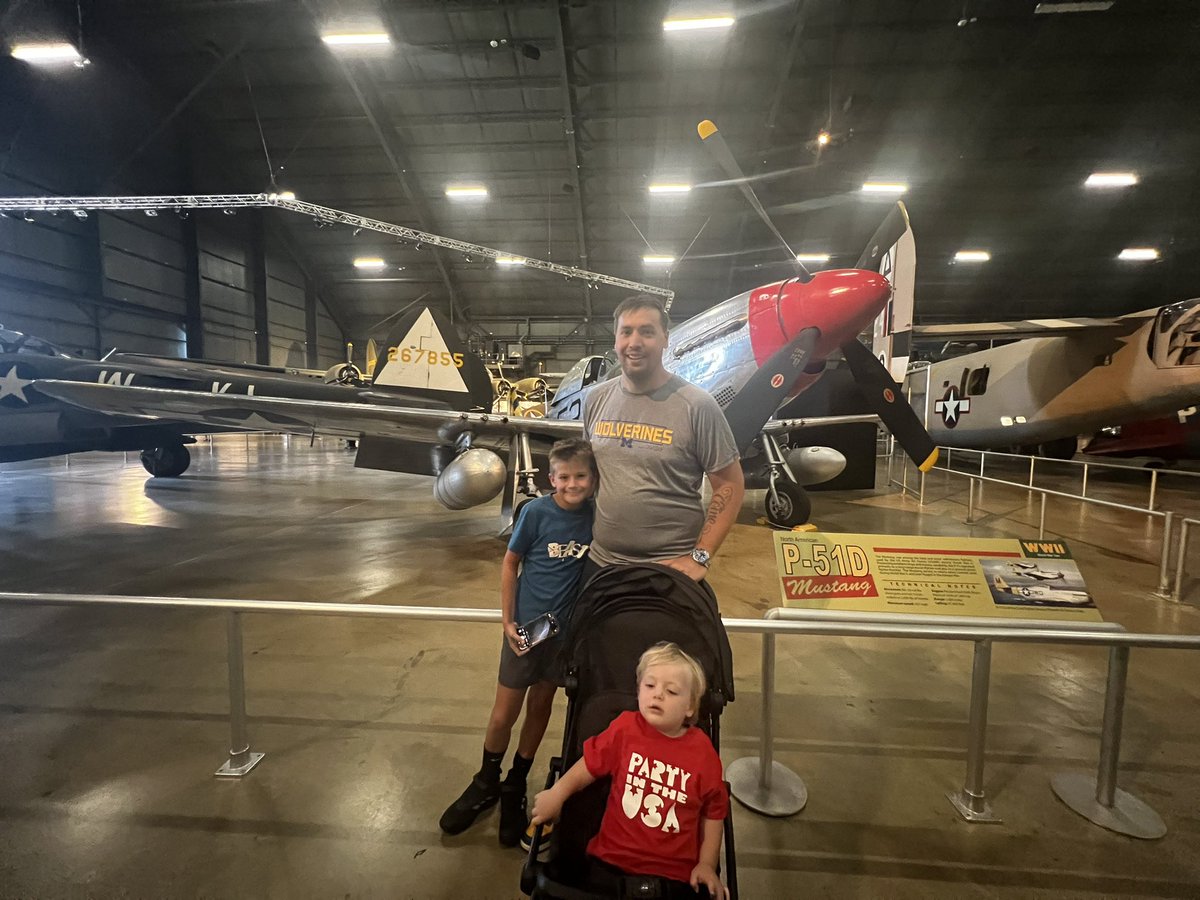 Took my kids to the Air Force Museum and my oldest had the time of his life!