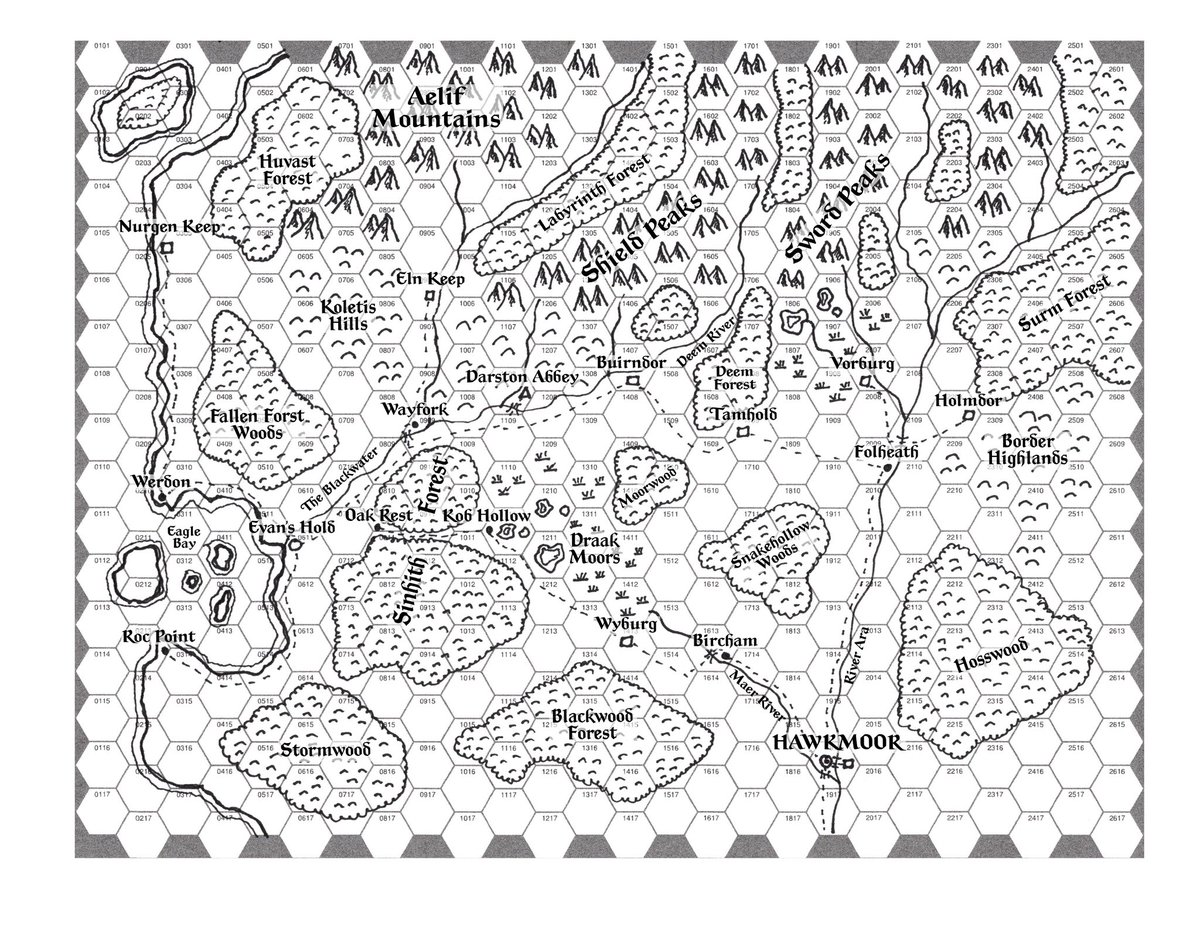 RealmBuilderRPG's tweet image. I labeled my map for our home campaign using OD&amp;amp;D (Swords &amp;amp; Wizardry). I also messed around with zooming into a specific area and it’s certainly useable at the table. Some of the names aren’t very unique, but that’s ok. 😁 #DnD #OSR #ttrpg