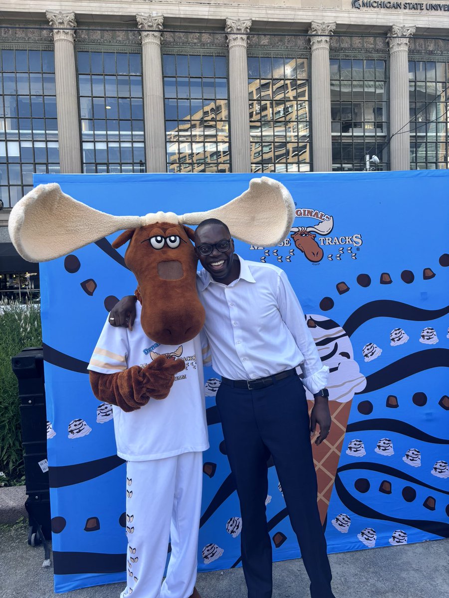 Lieutenant Governor Garlin Gilchrist II (@ltgovgilchrist) on Twitter photo It’s a sweet treat kind of day in Detroit 🍦
The sun was shining, the vibes were high, and the scoops were flowing for a great cause. I had a blast jumping in as a celebrity scooper at the 10,000 Scoop Challenge with <a href="/Moose_Tracks/">Moose Tracks</a> all to help raise $10,000 for <a href="/salmich/">The Salvation Army Great Lakes Division</a> It’s a sweet treat kind of day in Detroit 🍦
The sun was shining, the vibes were high, and the scoops were flowing for a great cause. I had a blast jumping in as a celebrity scooper at the 10,000 Scoop Challenge with <a href="/Moose_Tracks/">Moose Tracks</a> all to help raise $10,000 for <a href="/salmich/">The Salvation Army Great Lakes Division</a>