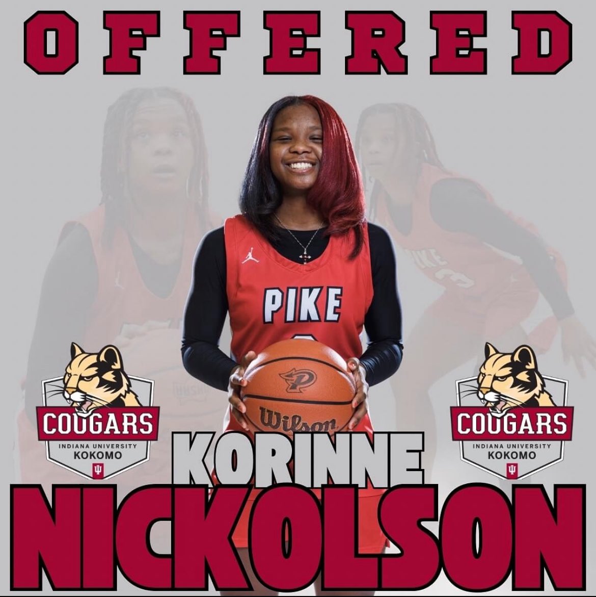 Korinne Nickolson (@korinnenickols2) on Twitter photo Blessed to receive my second offer from IUK!!! I deeply appreciate the chance and opportunity to play at the next level! Go Cougars!! 🤍❤️ <a href="/IUKWBB/">IU Kokomo Women’s Basketball</a> <a href="/PikeSchools/">Pike Twnshp Schools</a> <a href="/LadyRedDevilsB1/">Lady Red Devils Basketball</a> <a href="/Coach_KHollins/">Coach Hollins</a> Blessed to receive my second offer from IUK!!! I deeply appreciate the chance and opportunity to play at the next level! Go Cougars!! 🤍❤️ <a href="/IUKWBB/">IU Kokomo Women’s Basketball</a> <a href="/PikeSchools/">Pike Twnshp Schools</a> <a href="/LadyRedDevilsB1/">Lady Red Devils Basketball</a> <a href="/Coach_KHollins/">Coach Hollins</a>