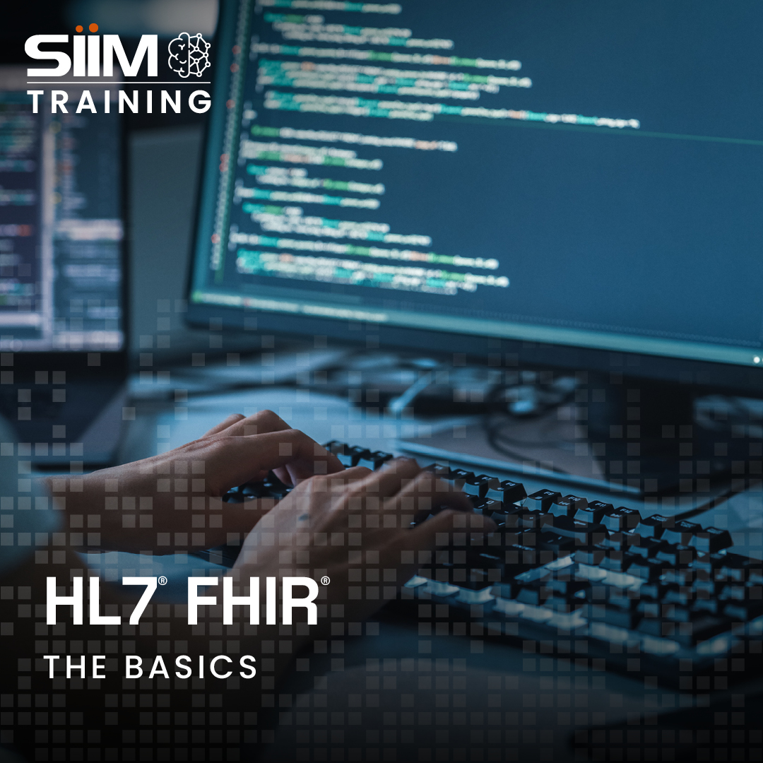 SIIMTraining's tweet image. Level up your FHIR® game & boost your #MedicalImaging skills with #SIIMTraining Core Essentials Live: HL7® #FHIR—The Basics! Join @mohannadhussain to gain experience with real-word healthcare scenarios.
Virtual-Live | 2 HR IIP CE
Aug 14 | 10AM-12:30PM ET
vist.ly/3yx69