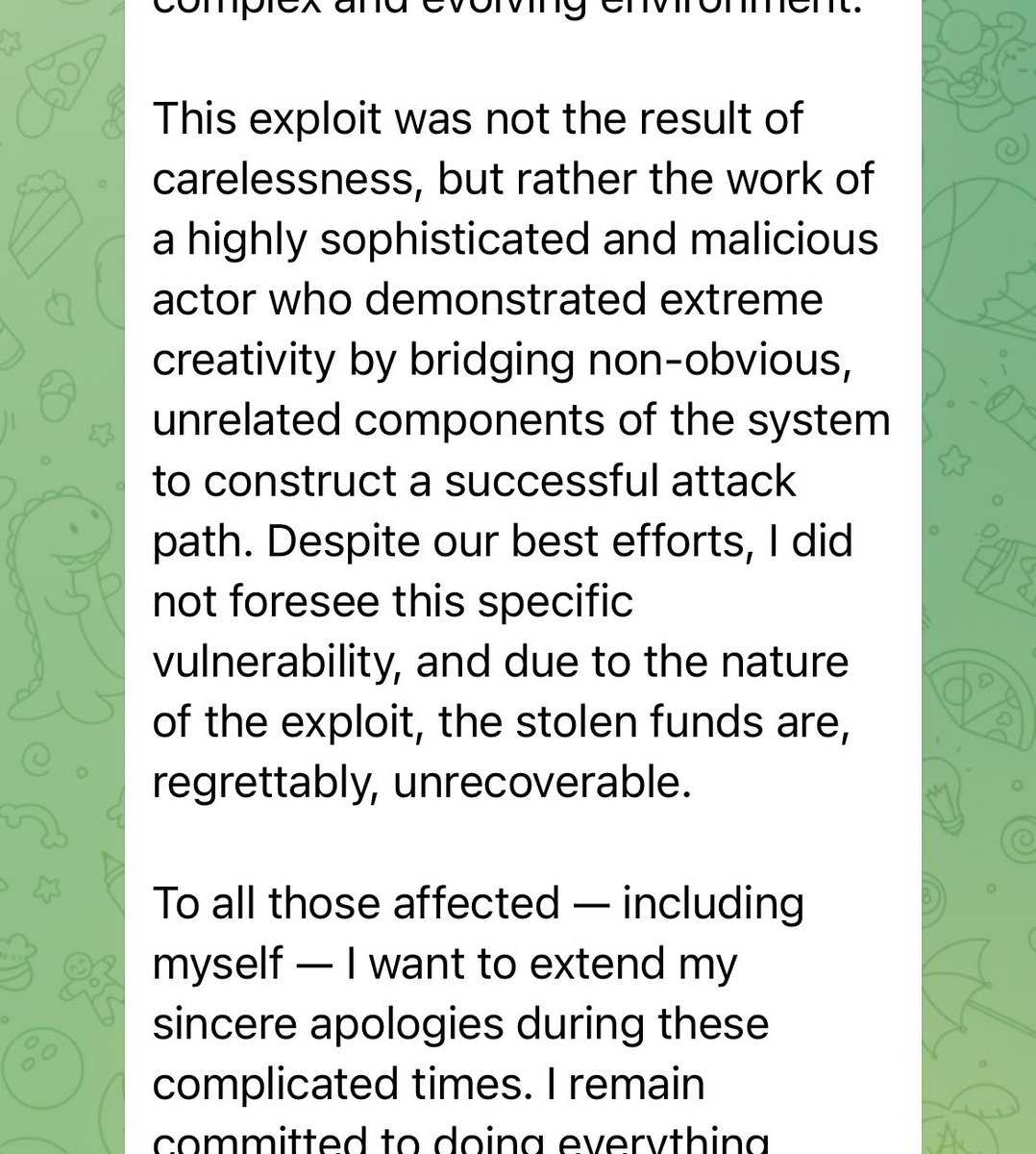 Flame (@theflamesolana) on Twitter photo Today we received the response from the <a href="/GoFundMemes/">GoFundMeme</a> team with respect to the incident involving the draining of $Flame (and many others) Liquidity Pool. The investigation from the GFM team concluded that we have been victims of a sophisticated and malicious HACK.
You can check Today we received the response from the <a href="/GoFundMemes/">GoFundMeme</a> team with respect to the incident involving the draining of $Flame (and many others) Liquidity Pool. The investigation from the GFM team concluded that we have been victims of a sophisticated and malicious HACK.
You can check
