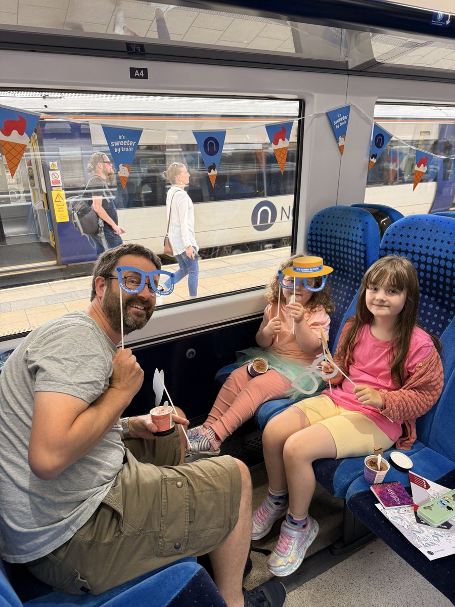 northernassist's tweet image. Did somebody say ice cream train? If you missed us today, look out for these services to get your FREE @Northern_Bloc ice cream this week. 🚆🍦
Thursday -
13.35 Leeds to lIkley
14.10 Ilkley to Leeds
Friday -
13.56 Leeds to Skipton
14.47 Skipton to Leeds
Don't forget to tag us…