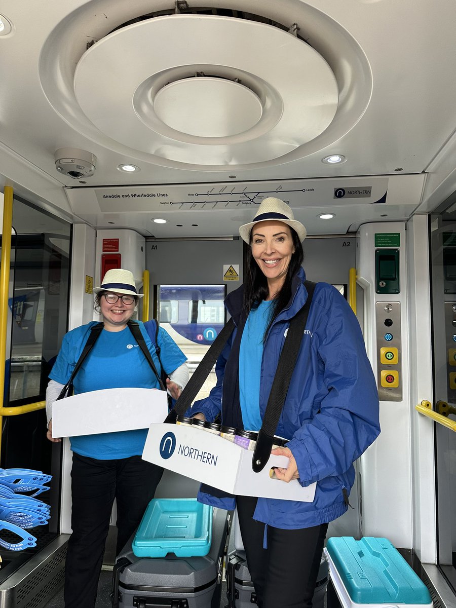northernassist's tweet image. Did somebody say ice cream train? If you missed us today, look out for these services to get your FREE @Northern_Bloc ice cream this week. 🚆🍦
Thursday -
13.35 Leeds to lIkley
14.10 Ilkley to Leeds
Friday -
13.56 Leeds to Skipton
14.47 Skipton to Leeds
Don't forget to tag us…