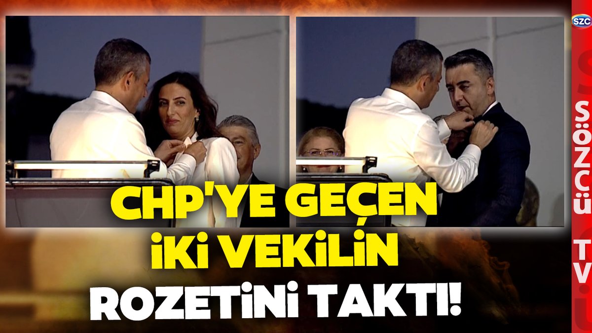 szctelevizyonu's tweet image. CHP'den Mitingde Gövde Gösterisi! Özgür Özel Partiye Katılan İki Vekilin Rozetini Taktı!
youtu.be/RzMRnVKF4oA
