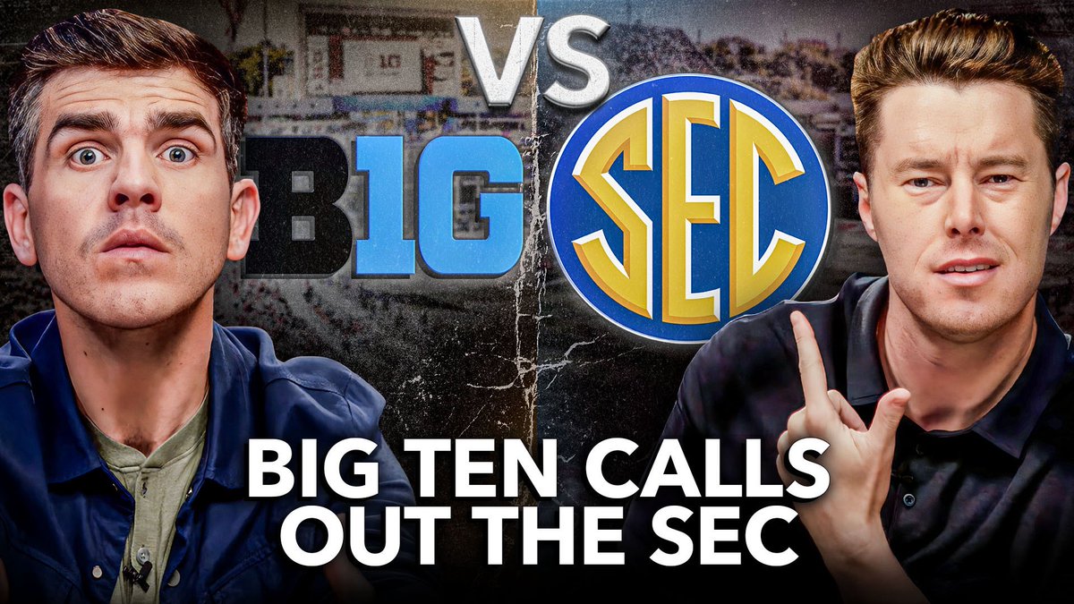 🔥🔥WEDNESDAY SHOW

💪 BIG 10 vs SEC SCHEDULE DEBATE

😡 BIG 10 MAKING WRONG ARGUMENT

🙋‍♂️ SHOULD SEC PLAY 9 CONF GAMES?

🐴 RHETT LASHLEE TAKES SEC SHOT

LINK: youtu.be/-vAmLgPYckg?si…