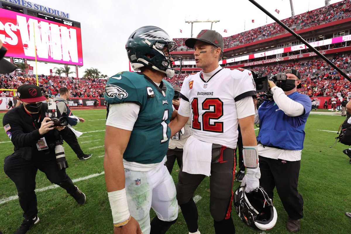 JalenCarterDPOY's tweet image. Jalen Hurts and Tom Brady both have something in common.
They both blew out Patrick Mahomes in the Super Bowl.
#FlyEaglesFly #Eagles