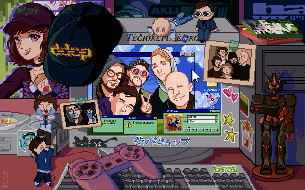 finished... if a band we're your friend, it would be tėčiokepurė/dadcap 🔥