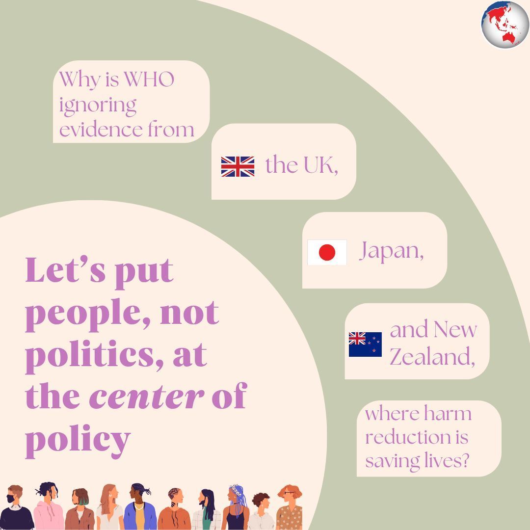 caphraorg's tweet image. Why is WHO ignoring evidence from the UK, Japan, and New Zealand, where harm reduction is saving lives?
Let’s put people, not politics, at the center of policy.
#FCTC #THR #VapingSavesLives bit.ly/4lFhBLk