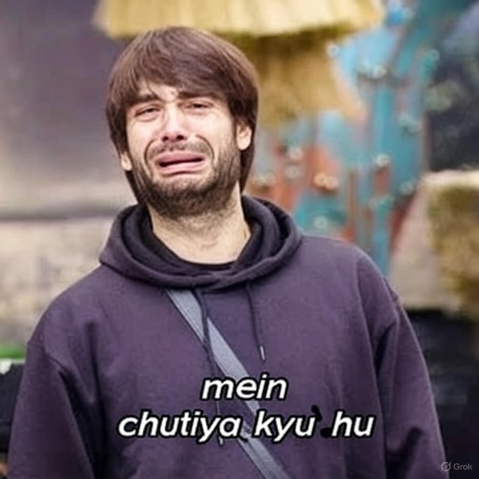 Imagine sitting jobless for months, no awards no serials ( forget movie lol) and then one fine day getting a paid award ( where the award committee is run by tellychakkar which is managed by his wife) and the audacity to flaunt as if it's equal to winning some Filmfare lol🤡