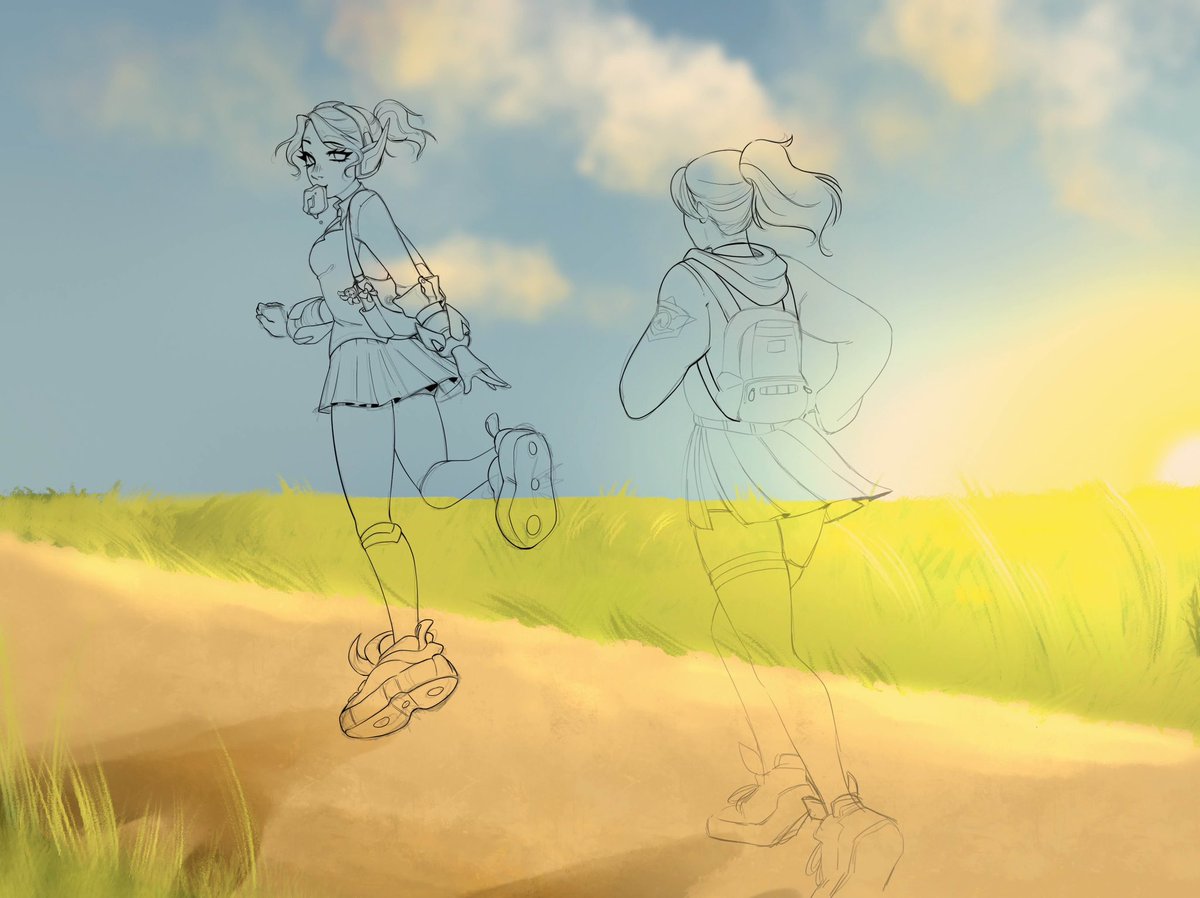 ruminatixnx's tweet image. idk if i’ll finish it but here is the #wip for now 

[#Overwatch2 #Overwatch2Fanart #junooverwatch #kiriko #artmoots ]
