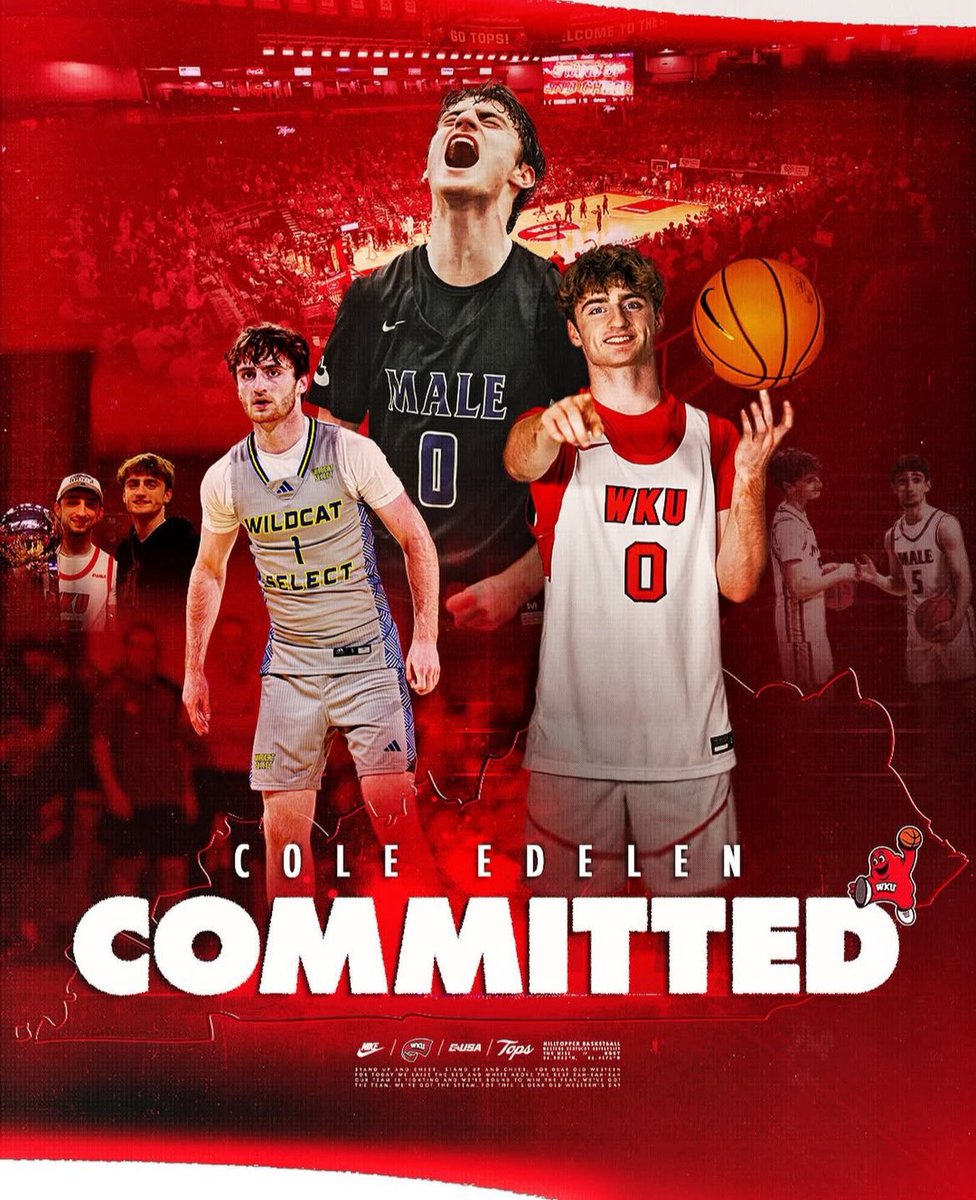 NextUpRecruits's tweet image. 2026 - 6’2 G Cole Edelen (@ColeEdelen) of @MaleHighBBall / @wildcatselect has committed to WKU.