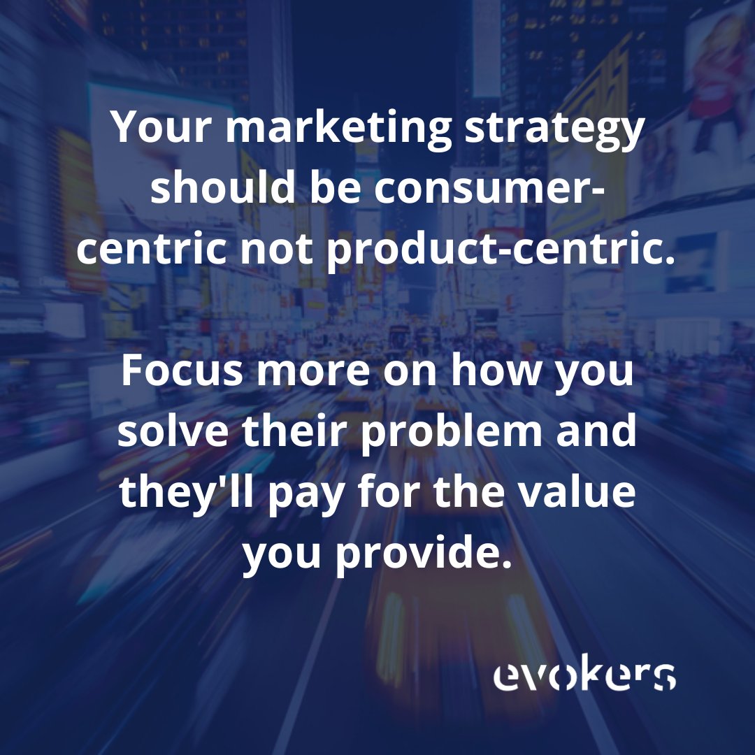 evokersbranding's tweet image. Your marketing strategy should be consumer-centric not product-centric.
Focus more on how you solve their problem and they'll pay for the value you provide

We create global #brands by implementing #branding and #marketing strategies
evokers.gr
We are brand #evokers