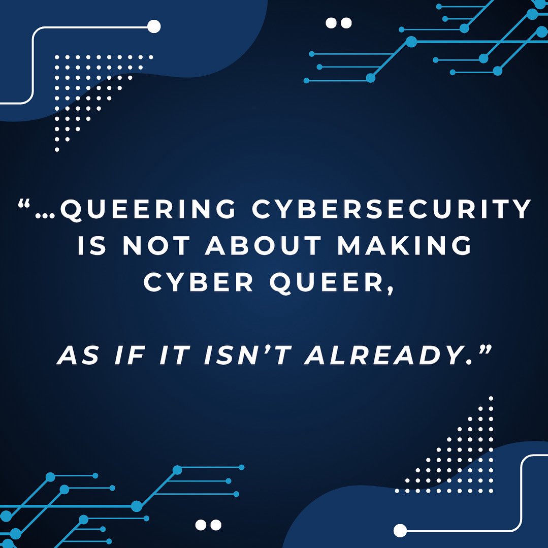 Critical Studies on Security (@csosjournal) on Twitter photo Check out <a href="/sulagna_basu/">Sulagna Basu</a> & Caitlin Biddolph's ✨new article✨ reflecting on "Queering cybersecurity: An alternative research agenda" 📚 bit.ly/queercybersec
#Queer #cyber #security #glitch #critical #polisci #CSOS #csosjournal #csosyorku #YorkU #acwri #journal <a href="/Rout_PoliticsIR/">Routledge Politics, IR & Area Studies</a> Check out <a href="/sulagna_basu/">Sulagna Basu</a> & Caitlin Biddolph's ✨new article✨ reflecting on "Queering cybersecurity: An alternative research agenda" 📚 bit.ly/queercybersec
#Queer #cyber #security #glitch #critical #polisci #CSOS #csosjournal #csosyorku #YorkU #acwri #journal <a href="/Rout_PoliticsIR/">Routledge Politics, IR & Area Studies</a>