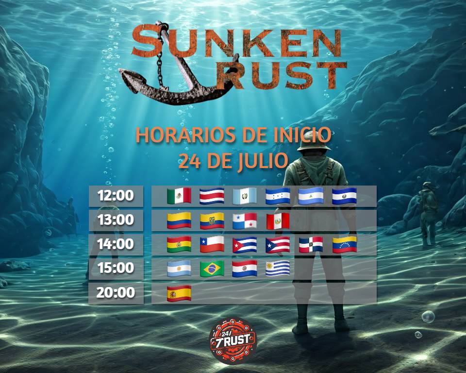 ¡¡Mañana inicia esta gran aventura!!🚢
¿Están listos?
Este es el horario de inicio según cada país, Vamooos!! 💪