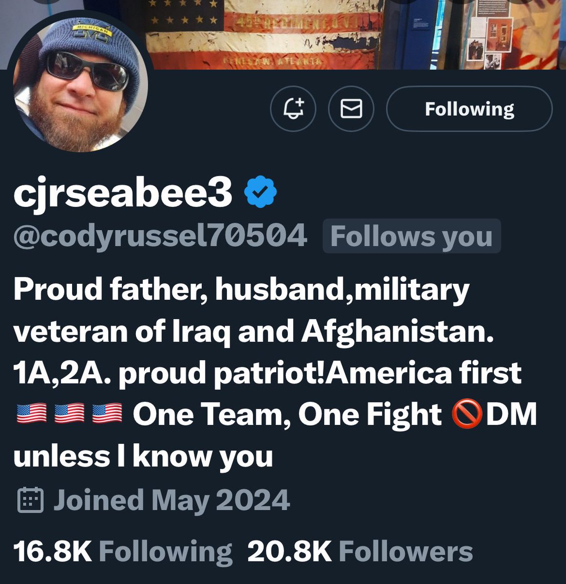 MJ Sure Shot 🇺🇸 (@jesusroxit) on Twitter photo If you want to grow your account, you have to connect with Cody. He’s a true Shoutout King and a great friend to have. Don’t forget to thank <a href="/codyrussel70504/">cjrseabee3</a> for his service to our beloved country. If you want to grow your account, you have to connect with Cody. He’s a true Shoutout King and a great friend to have. Don’t forget to thank <a href="/codyrussel70504/">cjrseabee3</a> for his service to our beloved country.