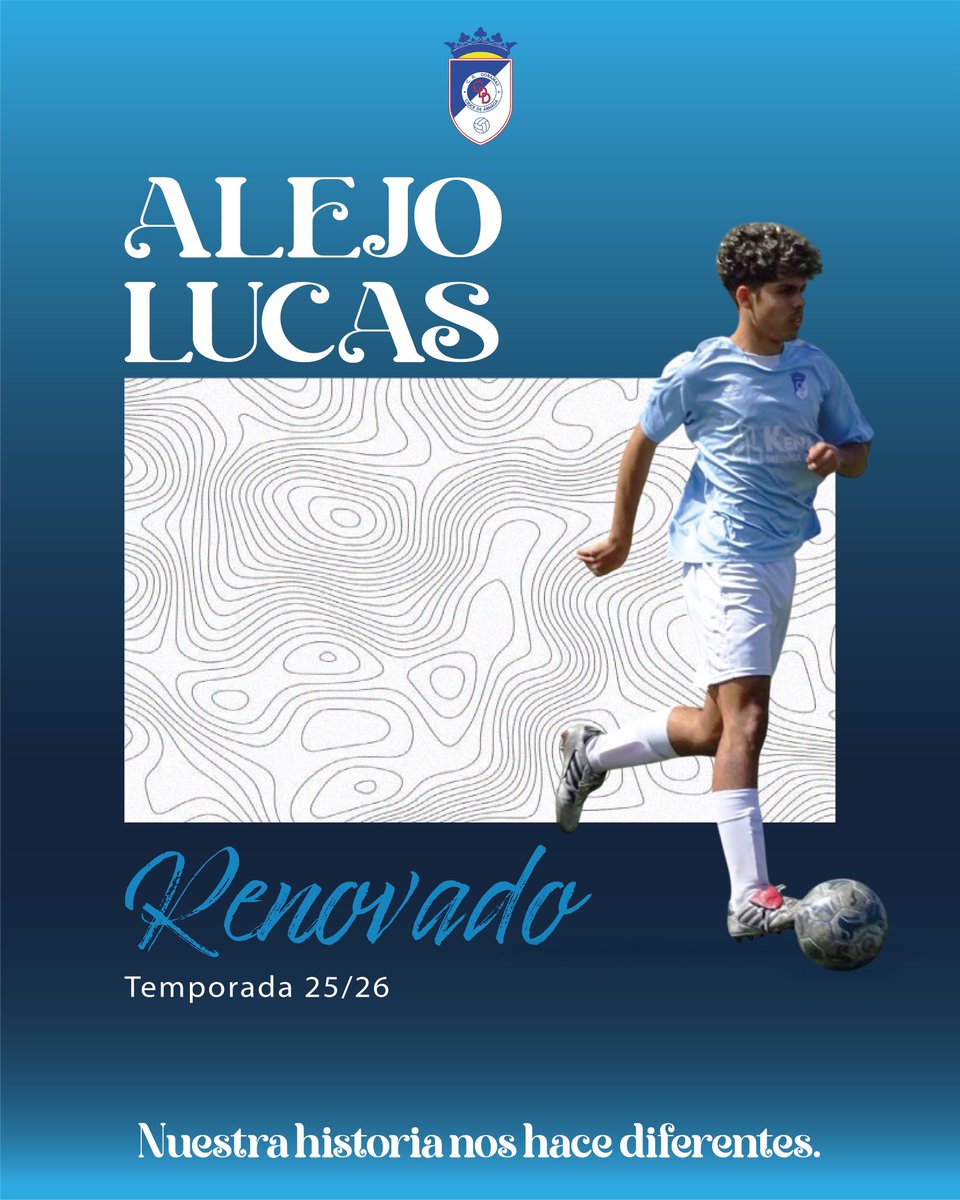 Juvenil Interinsular | ✍🏽 Alejo Lucas renueva su compromiso con el CD Doramas y continuará defendiendo nuestra camiseta una temporada más.🩵🤍