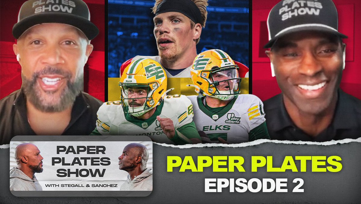 PaperPlatesShow's tweet image. EPISODE 2 of PAPER PLATES SHOW is LIVE!! 🚨
@MiltStegallTSN and @DavisSanchez discuss the Davis Alexander injury setback, the Elks QB1 situation, a hot start by the Stampeders, and how Kenny Lawler has elevated the Tiger-Cats offence. 🏈
WATCH NOW: youtu.be/g9tizZ92Hgo