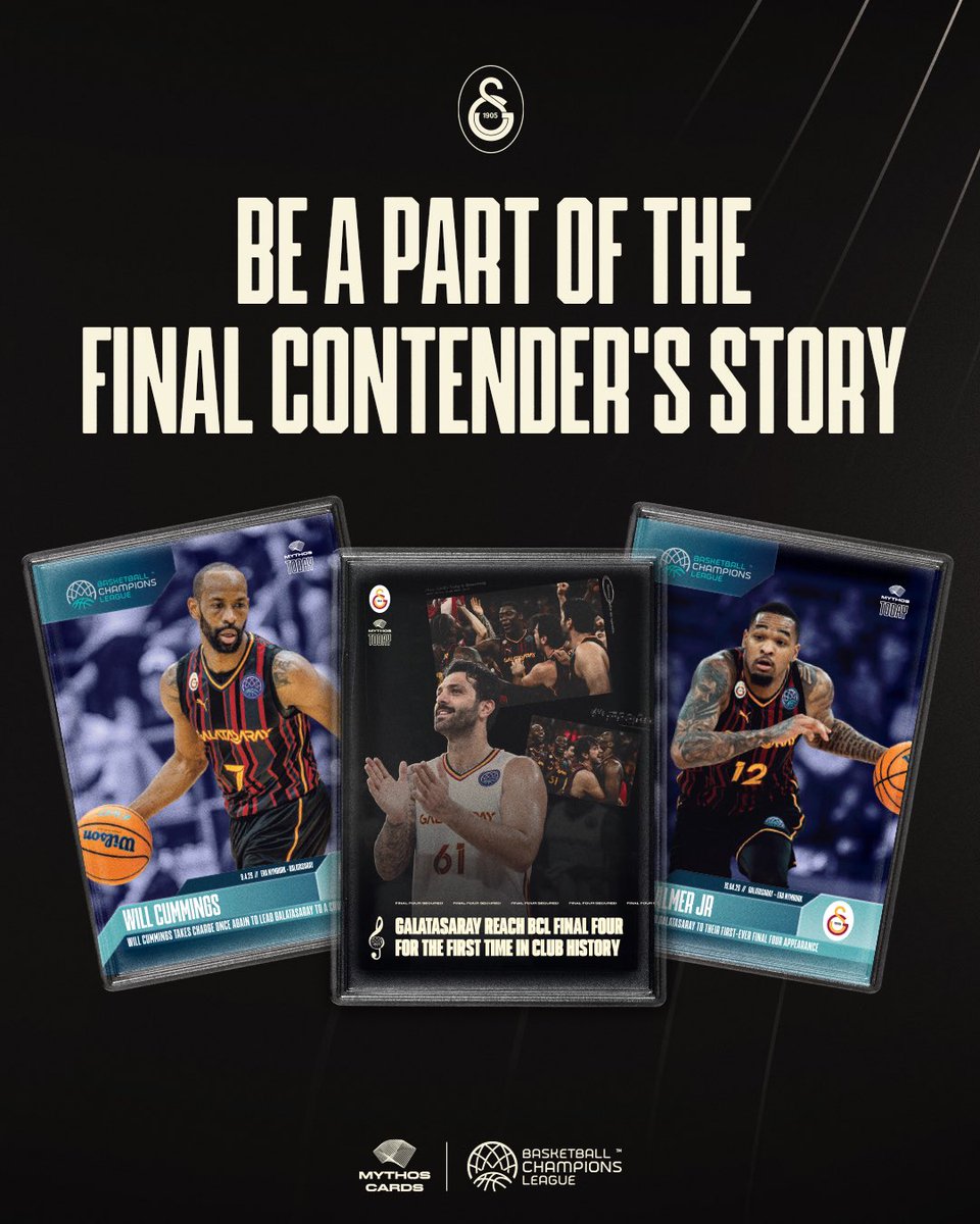 mythoshoops (@mythoshoops) on Twitter photo Be a part of Galatasaray’s unforgettable journey! 🦁
Last season, Galatasaray made history by reaching the Basketball Champions League final for the first time ever — and now you can own a piece of that moment!
The Galatasaray Final Four Full Set, featuring the full team roster Be a part of Galatasaray’s unforgettable journey! 🦁
Last season, Galatasaray made history by reaching the Basketball Champions League final for the first time ever — and now you can own a piece of that moment!
The Galatasaray Final Four Full Set, featuring the full team roster