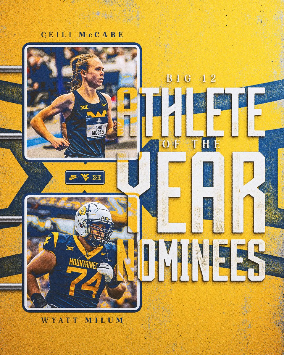 WVUSports's tweet image. ๐๐๐๐-๐๐ ๐๐ข๐ ๐๐ ๐๐ญ๐ก๐ฅ๐๐ญ๐ ๐จ๐ ๐ญ๐ก๐ ๐๐๐๐ซ ๐๐จ๐ฆ๐ข๐ง๐๐๐ฌ
๐ Ceili McCabe
๐ Wyatt Milum