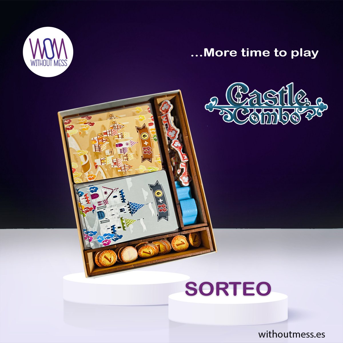 ¡SORTEO!

Por nuestros nuevo accesorio WOM: #castlecombo💜

Para participar:
▫️Sigue a <a href="/wom_withoutmess/">WOM</a>
▫️Retwittear
▫️Comenta un juego para diseñarle inserto y menciona a un amigo/a

El ganador/a se anunciará el 30/07/25 (SOLO EN ESPAÑA)