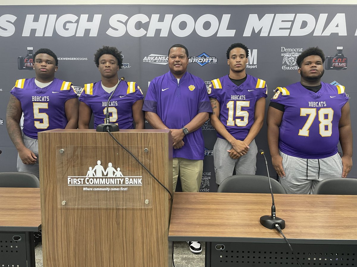 C.O.E Films (@crunkdoutent) on Twitter photo Head Coach Antonio Loveland and the Dumas Bobcats at the Big Miller Media Days hosted at First Community Bank <a href="/FCBANK1997/">First Community Bank</a> Head Coach Antonio Loveland and the Dumas Bobcats at the Big Miller Media Days hosted at First Community Bank <a href="/FCBANK1997/">First Community Bank</a>