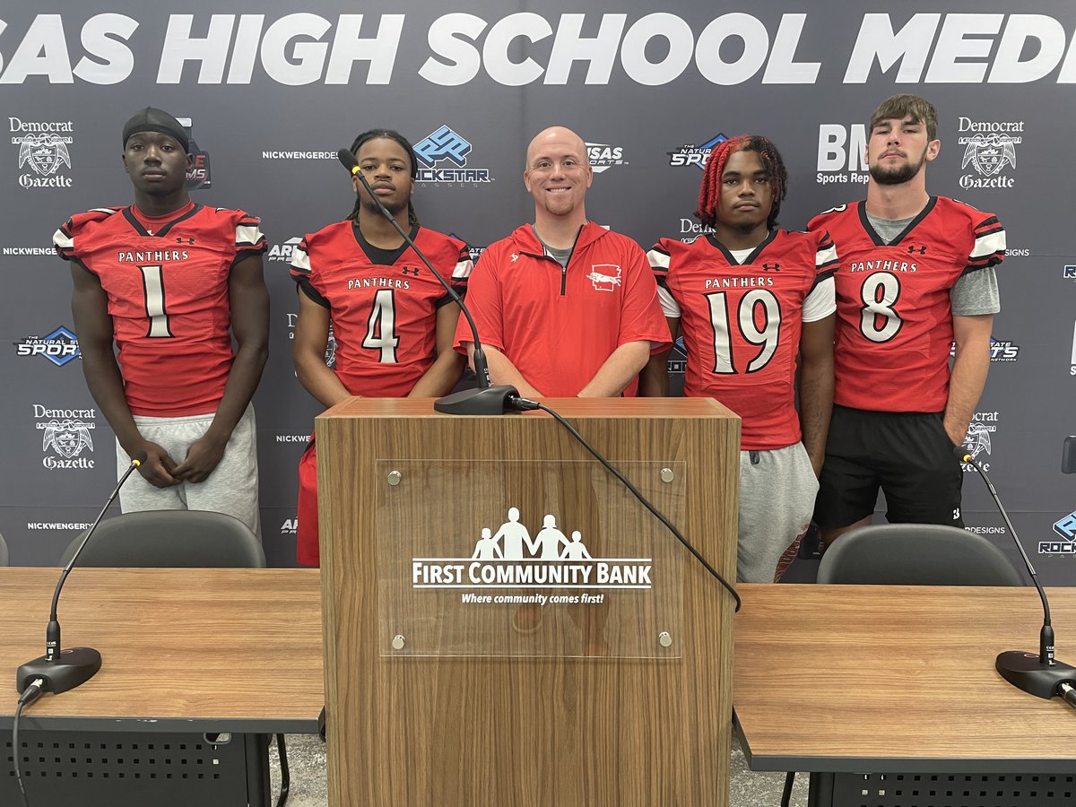 Head Coach Adam Kirby and the Magnolia Panthers at the Big Miller Media Days hosted at First Community Bank <a href="/FCBANK1997/">First Community Bank</a> <a href="/Carmelo2026/">Carmelo McDonald</a> <a href="/WCarter_6/">Walker</a>