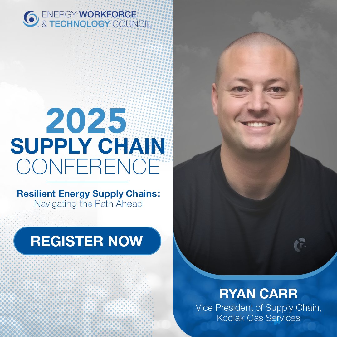 EnergyWorkforce's tweet image. What does it take to meet customer expectations in today’s supply chain landscape? 💡
Ryan Carr, Vice President of Supply Chain at @KodiakGasSrvs, will moderate the Customer Panel at the Supply Chain Conference on September 9, leading a conversation on building long-term…