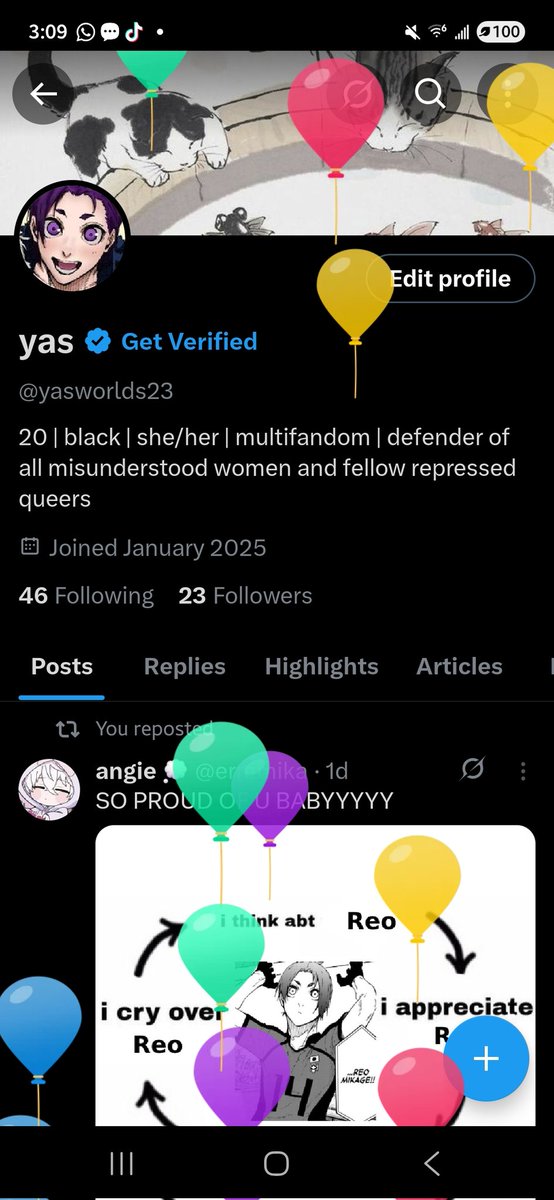 yasworlds23's tweet image. birthday