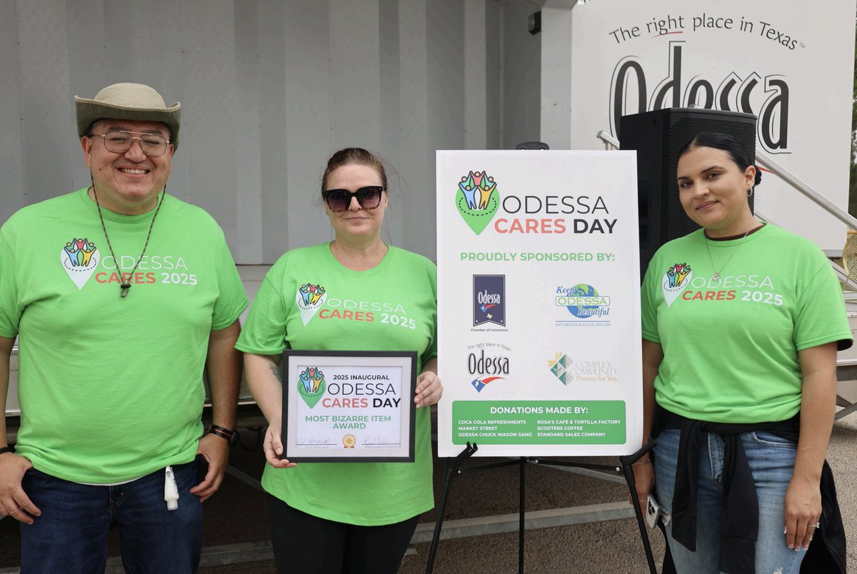 A Civic Day of Action gives employees a hands-on way to apply what they learned in our #CivicsAcademy online course. And it's making a difference—94% of pilot participants say they feel more connected to their workplace and community.

📸: <a href="/OdessaChamber/">Odessa Chamber</a>