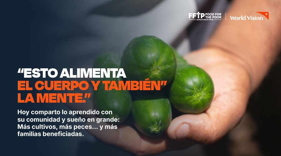 🍽️ Alimentar también es educar, acompañar y creer. Esto es Producir y Nutrir.

✅ Conocé cómo lo hicimos posible, junto a Food For The Poor.

Hagamos #Suficiente

#SeguridadAlimentaria #WorldVision #ElSalvador #Impacto #Sembrar