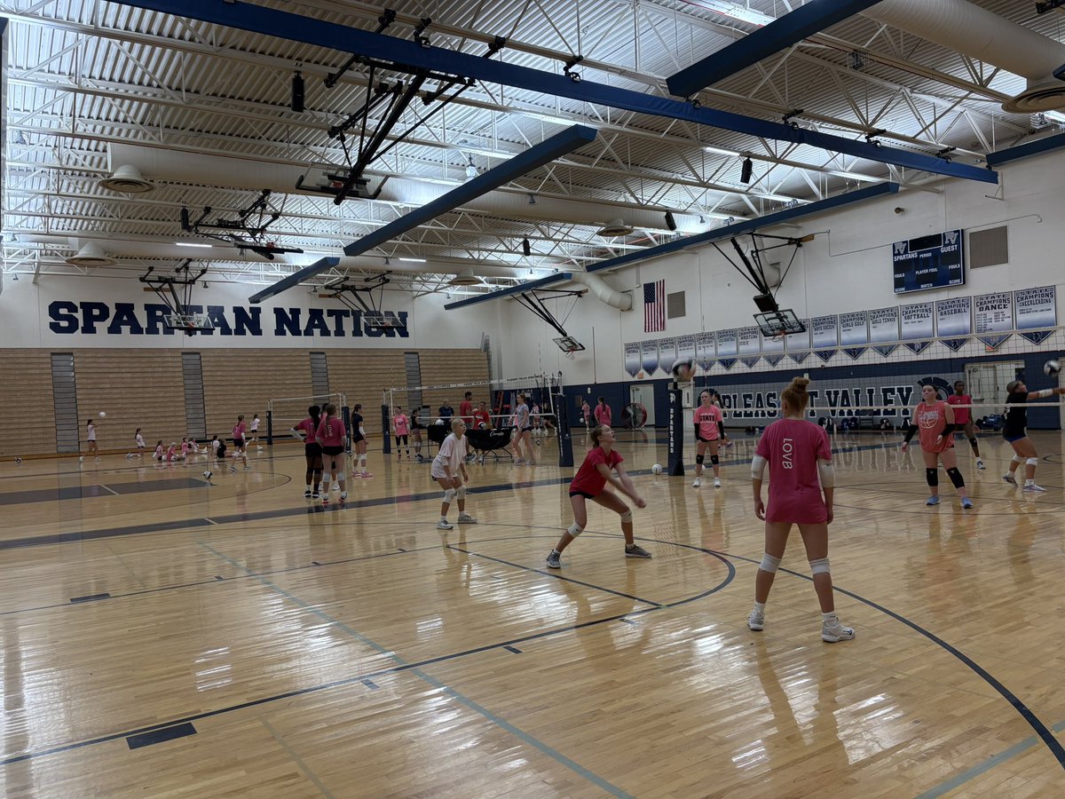 PV Volleyball (@pvvolleyball) on Twitter photo Junior High Camp Day #3! ✅ The heat did not bother these Spartans!! Hard work pays off!! Keep it up Spartans!! 🤩🩷🏐 #JuniorHighCampWeek Junior High Camp Day #3! ✅ The heat did not bother these Spartans!! Hard work pays off!! Keep it up Spartans!! 🤩🩷🏐 #JuniorHighCampWeek
