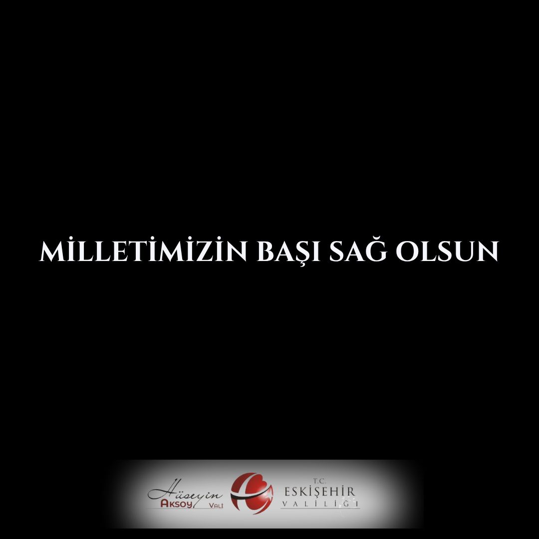 Eskişehir ili Seyitgazi ilçesi Fetiye mahallesinde başlayan ve Afyonkarahisar İli İhsaniye İlçesi Sarıcaova Köyü yakınlarında devam eden yangına müdahale esnasında şehit olan 5 AKUT ve 5 Orman çalışanına Allah’tan rahmet, ailelerine ve aziz milletimize sabır ve başsağlığı