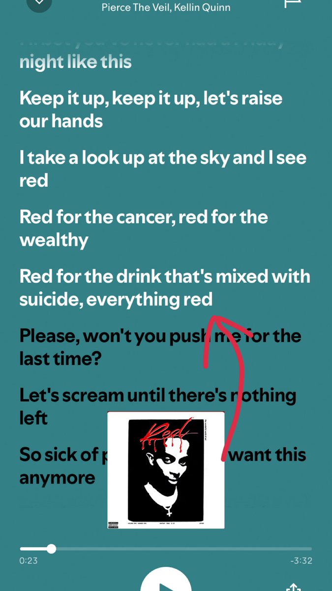 goatnah_hex's tweet image. Fans are speculating Pierce the Veil and Kellin Quinn teased Playboi Carti’s acclaimed album “whole lotta red” 11 years before its release. Thoughts?