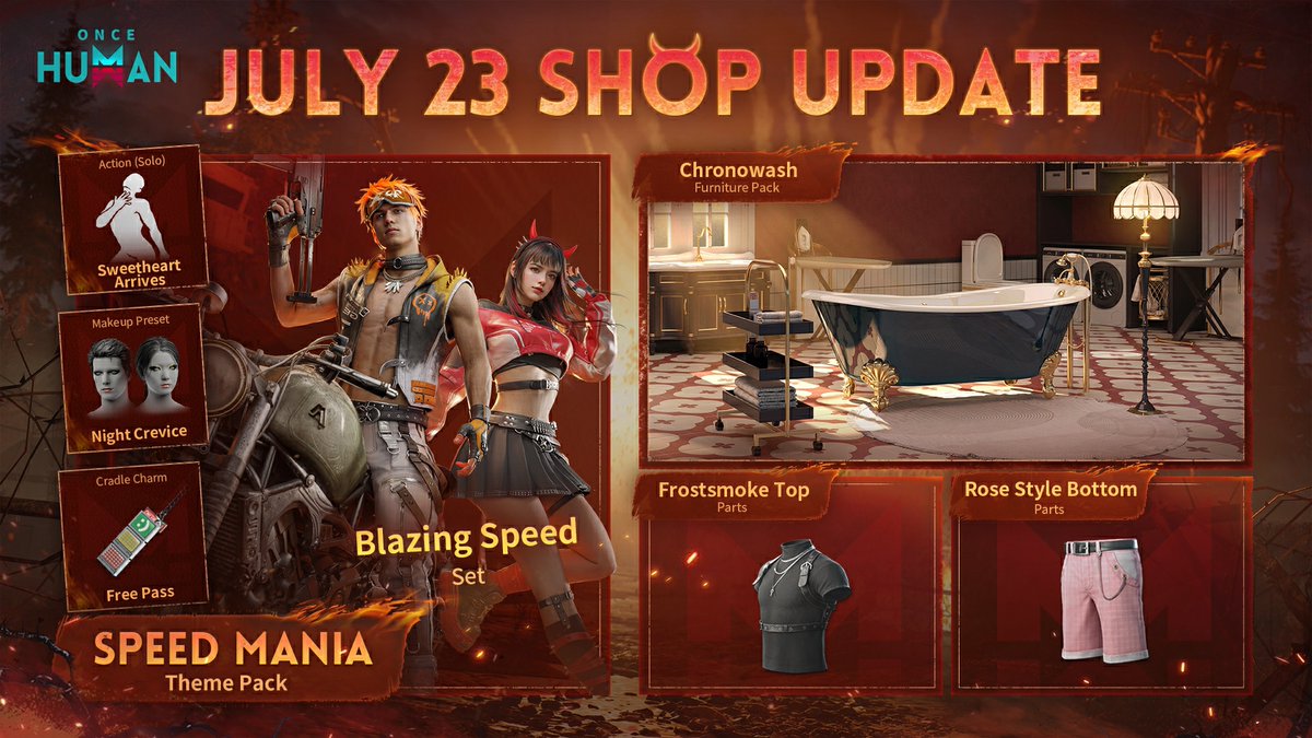 fleapuff's tweet image. Have you seen the BRAND NEW shop update that's live now?!
Make sure to check it out! Can we talk about the bathroom set?! The clutter is AMAZING 😍
#OnceHuman #oncehumanmobile #openworld #gaming #VirtualPhotography #ワンスヒューマン #ワンスヒューマンモバイル #OnceHumanモバイル