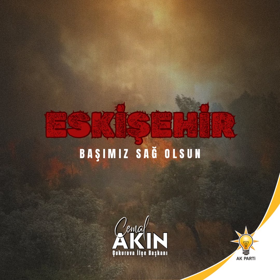 Eskişehir’in Seyitgazi ilçesinde meydana gelen orman yangınını söndürme çalışmaları sırasında; alevlerin arasında kalarak şehit olan 11 orman işçimize Allah’tan rahmet; kederli ailelerine, yakınlarına ve aziz milletimize başsağlığı diliyorum.

MİLLETİMİZİN BAŞI SAĞ OLSUN 🇹🇷