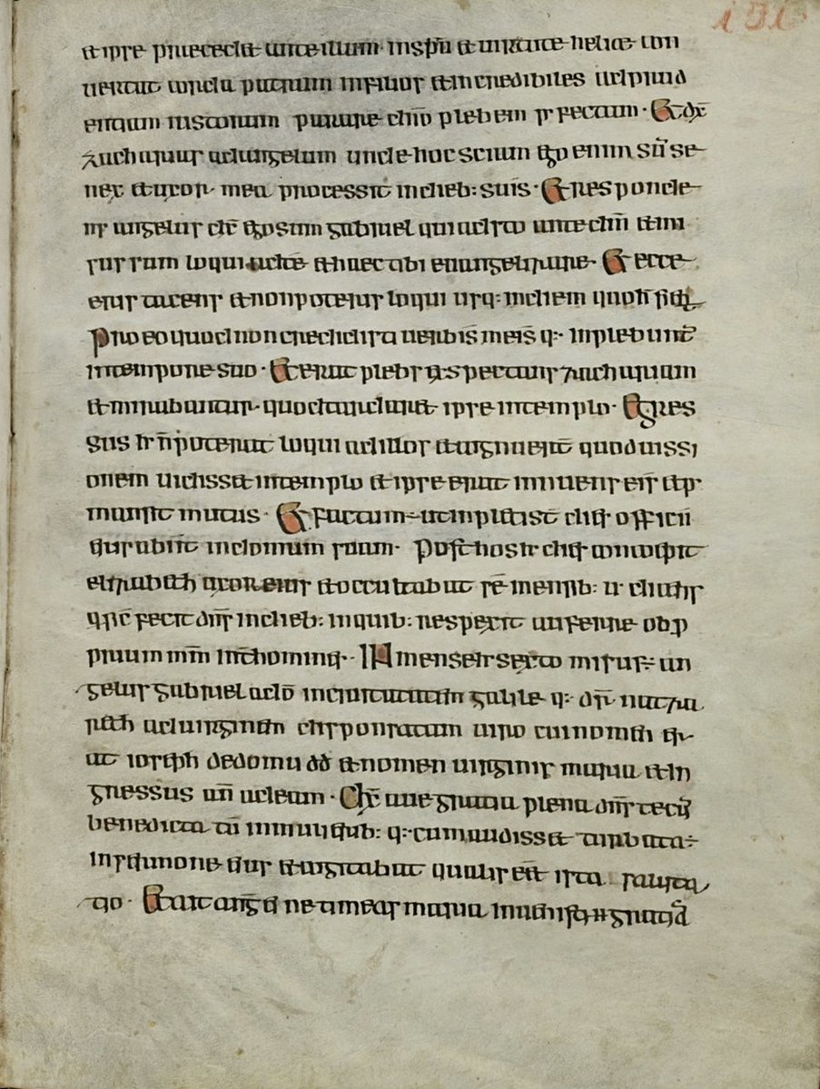 red_loeb's tweet image. St Luke the Evangelist and the beginning of his Gospel
The Irish Gospels of St Gall: St. Gallen, Stiftsbibliothek, Cod. Sang. 51; Irish Evangelary from St. Gall (Quatuor evangelia); around 750; Ireland; pp.128-131
(e-codices.ch/en/list/one/cs…)