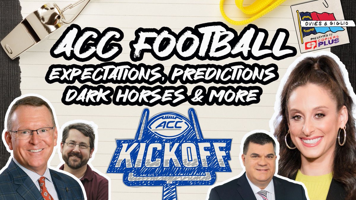 joeovies's tweet image. Very Special OG & Friends at ACC Kickoff! Wes Durham, Ryan McGee, Taylor Tannebaum, and Mike Solarte joined the podcast. Plus! Wake Forest's Jake Dickert understands part of his job is to ruin NC State's season. linktr.ee/ogtrianglemedia