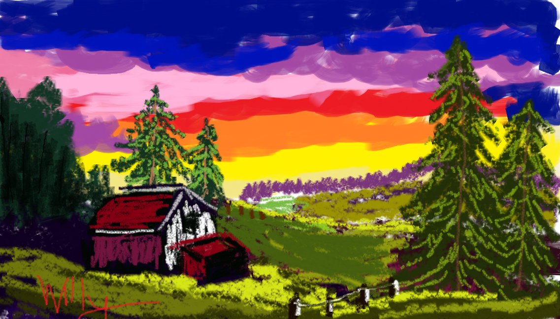 WillyLo's tweet image. Painting in MS Paint while following Bob Ross? We are live and still going! Come hang out, and let's have some happy little accidents together!
twitch.tv/willylo