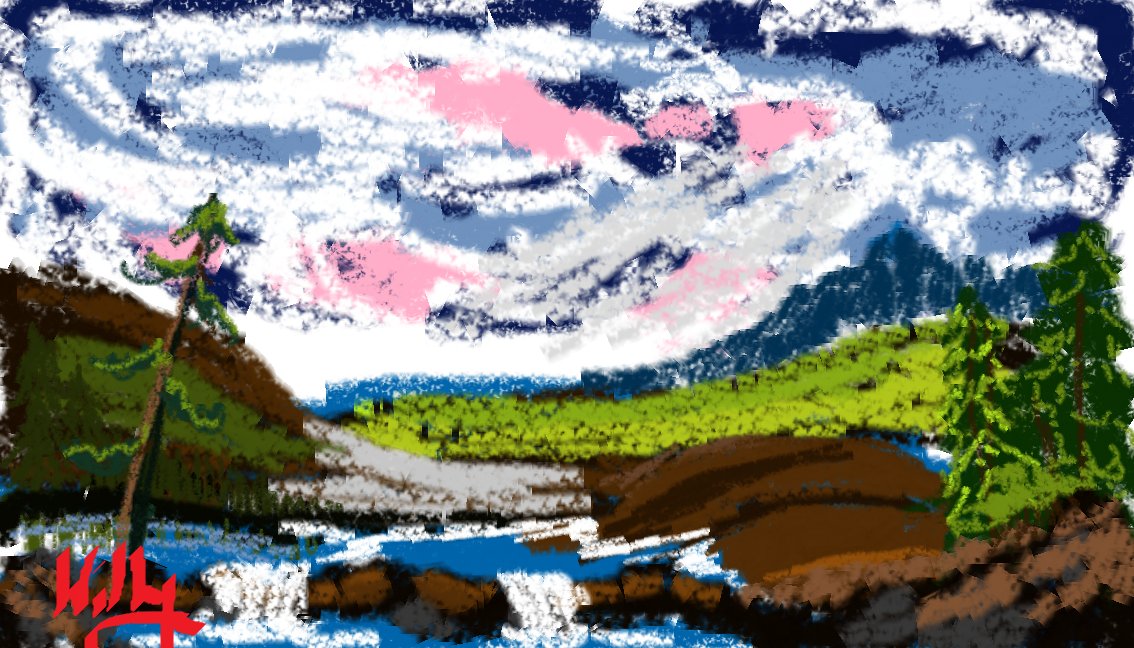 WillyLo's tweet image. Painting in MS Paint while following Bob Ross? We are live and still going! Come hang out, and let's have some happy little accidents together!
twitch.tv/willylo